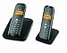 Siemens Gigaset AS280 Duo, Schnurloses DECT-Telefon mit zus&auml;tzlichem Mobilteil und beleuchtetem Grafik-Display, schwarz