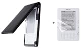 Executive Deluxe Slim Leather Like Flip Notepad Carrying case With Extra Protective Inner Lining For Kindle 2 & Kindle Wireless Reading Device (6" Display, Global Wireless, Latest Generation) + Bonus LCD Screen Protector