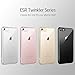iPhone 7 Case, ESR iPhone 7 Clear Soft TPU Back Cover with Electroplating Frame Bright Glossy Metal Coloring Bumper [Slim Fit] for 4.7 inches iPhone 7 -Champagne Gold Plating Frame