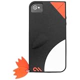 Case-Mate iPhone 4 CREATURES: Waddler Case, Black クリーチャーズ ワドラー ペンギン シリコン ケース, ブラック CM015590