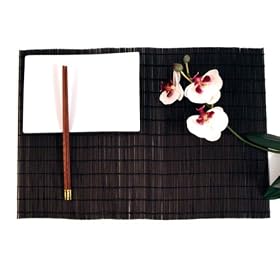 Bamboo Placemats (set of 4) - Black by 