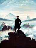 Caspar David Friedrich - Der Wanderer Uber Dem Nebelmeer Poster Kunstdruck (80 x 60cm)