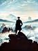 Caspar David Friedrich - Der Wanderer Uber Dem Nebelmeer Poster Kunstdruck (80 x 60cm)