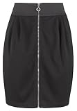 Avenue Plus Size Zip Front Ponte Skirt