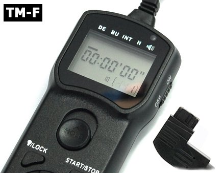 GSI Super Quality Multi-Function Timer Remote Control Shutter for Sony DSLR-A100, A100K, A700, A200, A300, A350, A580, A560, A550, A33, A55 and Konica Minolta Maxxum 7D, Maxxum 5D, Maxxum 9 Cameras, LCD Illuminated Screen, Exceeds the Sony RM-S1AM and Minolta RC-1000
