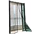 F.S. Luxurious Magnetic Screen Door Fiberglass [Upgraded] Mosquito Bug Off Screen Curtain Full Frame Hook and Loop Tape Mesh Insect Net Size 39x83 for Patio Door French Door Sliding Glass Door 38 x 82