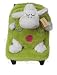 Inware 6231 - Kindertrolly Schaf, grün-weiß, Kinder Trolly Kindertrolley Trolley Schäfchen
