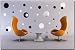 Jumbo Black Polka Dot Design Wall Transfer Stickers