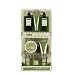 Bath Body Shower Spa Gift - Cucumber Aloe Shower Caddy - Mothers Day Gift Idea or Graduation Gift for Future College Dorm Students