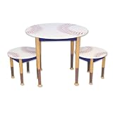 Trend Lab Baseball Table and Two Stool Set
