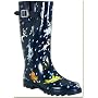 DLL - Women's Navy "Raining Cats and Dogs" Rain Boots