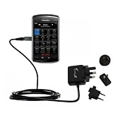 International Wall / AC Charger for the Blackberry Storm 2 - Gomadic Brand w/ TipExchange Technology
