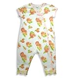 Rosetta Millington - Newborn And Infant Girls Short Sleeve Coverall, White, Multi