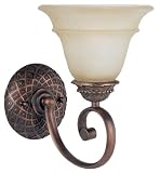 Brighton Collection Dark Gold Single Light Wall Sconce