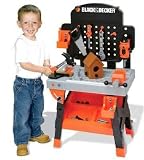 Black & Decker Jr Kids Power Workshop Workbench + Tools, 50+ Accessories and Birdhouse