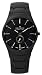 Skagen #924XLBXB Men's Black IP Stainless Steel Slim Classic with an Edge Slim Dress Watch