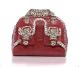Creature Couture Dog Carrier - Diana (Red/Leopard)