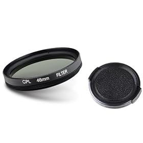 Everydaysource 46mm Super Slim MC CPL Filter For Olympus Panasonic Lens+Camera Cap