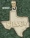 Sam Houston State Texas Map W/Shsu Charm/Pendant -14K/10K, Stainless Steel or Gold Plated