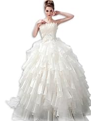 Tulle  Fitted Tiered  Ball Gown  Dress