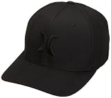 Hurley Men's One And Only Black Flexfit Hat