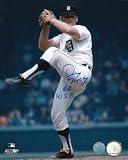 Denny McLain Detroit Tigers - Action - Autographed 8x10 Photograph with 68 WSC Inscription