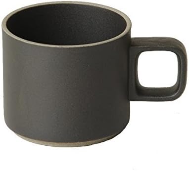 Hasami Porcelain Mug Set of 2 Black (11 oz) 3.1/3 x 2.7/8 (HPB019)