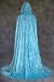 Sky BLUE Velvet Cloak Cape Wedding Wicca Medieval LARP by Artemisia Designs