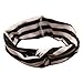 FEITONG(TM) New Baby Girls Elastic Stripe Cross Cute Beautiful Headband Baby Hair Accessories (Black)