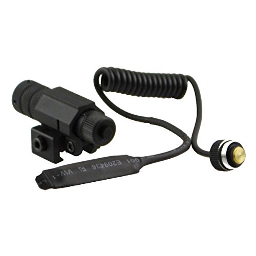 SNIPER®Compact Tactical Adjustable Red Laser Less Than 5mw with Picatinny Rail (Perfect for Hunting)