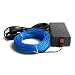 Fortune Products ELFW-2.5-22B Electroluminescent Flash Wire, 2.5mm Diameter x 22 yd Length, Blue