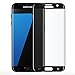 Galaxy S7 Edge Screen Protector, Safodo Lion Series Tempered Glass Screen Protector [0.2mm 9H Hardness Featuring Anti-Scratch] [Ultra High Definition Invisible] - Black