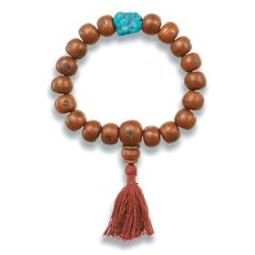 Mala, Wrist; Bodhi Seed; (Meditation Rosary)