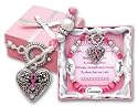 Hope Courage Strength Pink Ribbon Breast Cancer Awareness Expressively Yours Bracelet