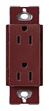 Lutron SCR-15-MR Satin Colors 15A Electrical Socket Duplex Receptacle, Merlot by Lutron [並行輸入品]