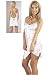 Sexy White Satin Negligee Chemise Slip. Fits UK Size 14 to 16 Inclusive