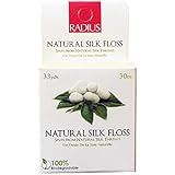 RADIUS Natural Biodegradable Silk Floss, 33 Yrd