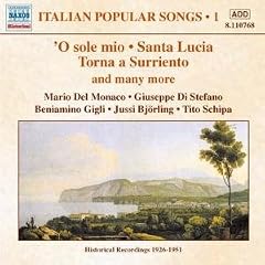 Italian Popular Songs Vol. 1: O Sole Mio/Santa Lucia