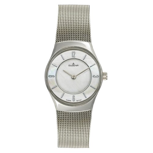 DUGENA DESIGN Damenuhr Quarzuhr mit Metallband  4460341 Preisvergleich