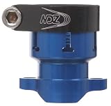 New Designz Spyder Band Clamp Low Rize Feed Neck - With Holes - Blue