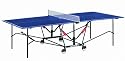 KETTLER Outdoor Tischtennisplatte Basic inkl. Netzgarnitur "Vario", blau, 274 x 152,5 x 76 cm