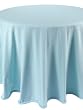 Pack of 2 Pastel Blue Round Denim Spring Table Cloths 96"