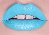 Lime Crime No She Didn't Opaque Blue Lipstick