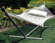Hatteras Hammocks L-STGTTX Tri-beam Taupe Hammock Stand