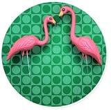 2 Pink Plastic Yard Flamingos - Flamingoes - Lawn Flamingo (pair) - Garden Ornament - Flamingo Fundraiser - USA Made