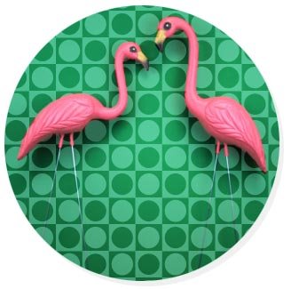 2 Pink Plastic Yard Flamingos - Flamingoes - Lawn Flamingo (pair) - Garden Ornament - Flamingo Fundraiser - USA Made