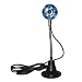 USB 2.0 5.0Mega Pixel Driverless Flexible Webcam Web cam Internet Web PC Camera with Audio Microphone and Adsorbable Stander for Vista