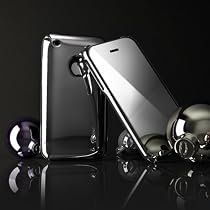 Apple iPhone 3G/3GS Metallic Slim Fit Case & Mirror Screen Protection - Silver