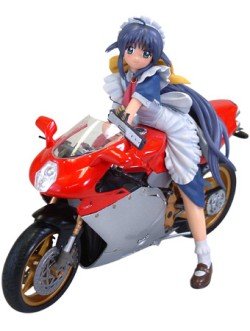 まほろまてぃっく 1/12 まほろさんとスポーツバイク(無免はいけないと思います!)Ver (完成品)