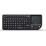 Rii Mini Wireless Keyboard with Mouse Touchpad, Black (mini X1)
